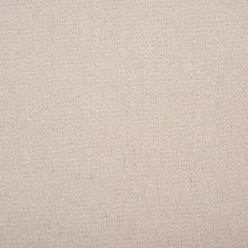 Chaise de salle à manger en rotin avec coussin crème amovible, finition naturelle, sans accoudoirs — Paquet de 2