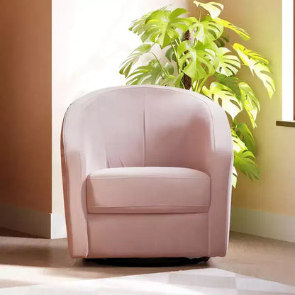 Fauteuil pivotant et inclinable avec rotation à 360°, assise rembourrée, 77,5 cm L x 78,7 cm P x 79,4 cm H