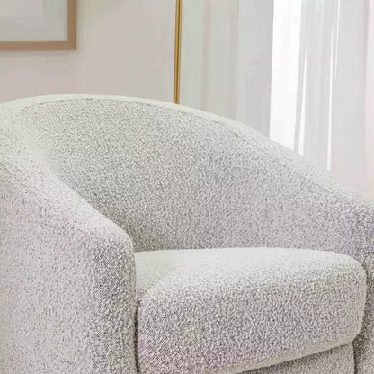 Fauteuil pivotant et inclinable avec rotation à 360°, assise rembourrée, 77,5 cm L x 78,7 cm P x 79,4 cm H