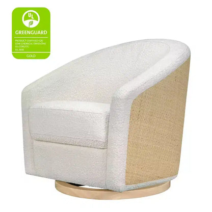 Fauteuil pivotant et inclinable avec rotation à 360°, assise rembourrée, 77,5 cm L x 78,7 cm P x 79,4 cm H