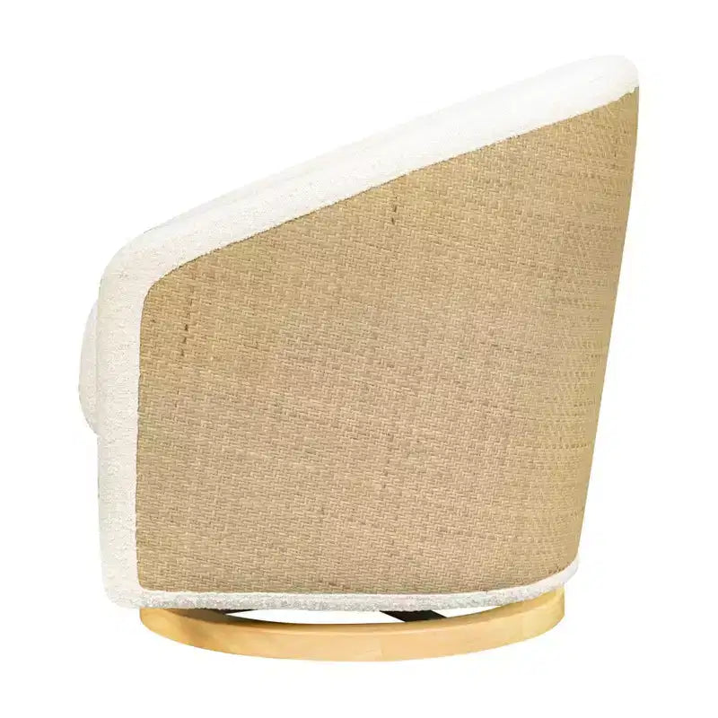 Fauteuil pivotant et inclinable avec rotation à 360°, assise rembourrée, 77,5 cm L x 78,7 cm P x 79,4 cm H
