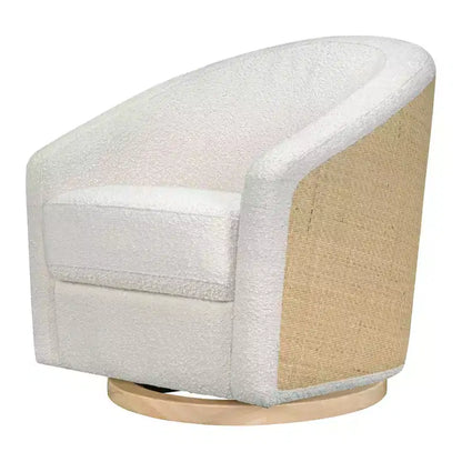 Fauteuil pivotant et inclinable avec rotation à 360°, assise rembourrée, 77,5 cm L x 78,7 cm P x 79,4 cm H