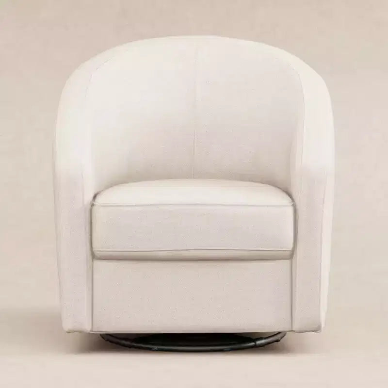 Fauteuil pivotant et inclinable avec rotation à 360°, assise rembourrée, 77,5 cm L x 78,7 cm P x 79,4 cm H