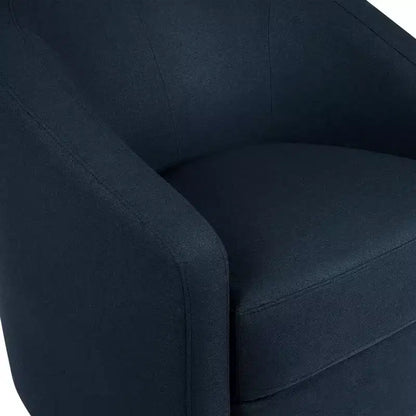 Fauteuil pivotant et inclinable avec rotation à 360°, assise rembourrée, 77,5 cm L x 78,7 cm P x 79,4 cm H