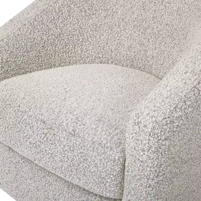 Fauteuil pivotant et inclinable avec rotation à 360°, assise rembourrée, 77,5 cm L x 78,7 cm P x 79,4 cm H