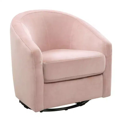 Fauteuil pivotant et inclinable avec rotation à 360°, assise rembourrée, 77,5 cm L x 78,7 cm P x 79,4 cm H