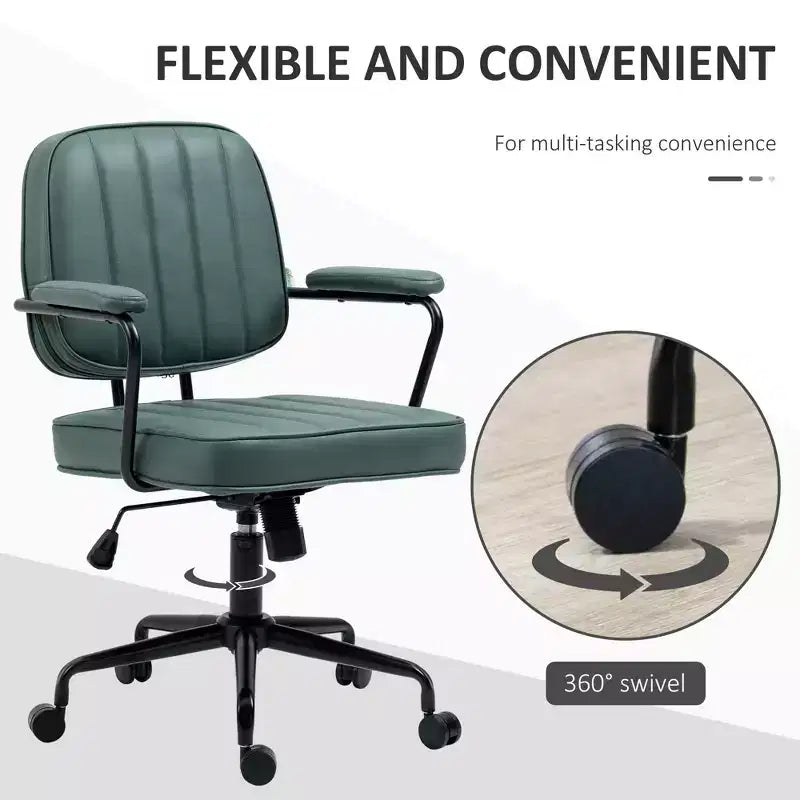 Chaise de bureau à domicile avec hauteur et inclinaison réglables