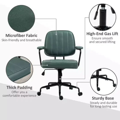 Chaise de bureau à domicile avec hauteur et inclinaison réglables