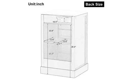 Meuble-lavabo autoportant de salle de bain de 30 pouces avec évier, en MDF blanc et bois d'hévéa, 3 tiroirs et étagère réglable