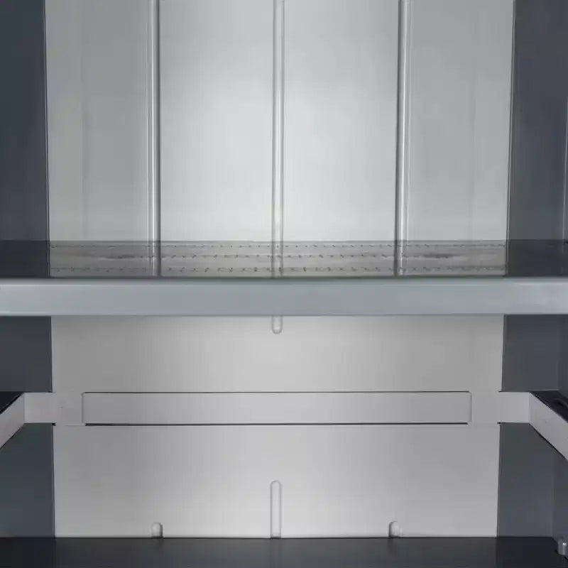 Armoire de rangement de jardin d'extérieur avec 4 étagères réglables, finition aspect bois PP, noir