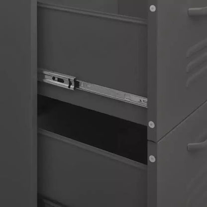 Meuble de classement autonome en acier à 6 tiroirs pour bureau à domicile, avec revêtement en poudre, plusieurs couleurs
