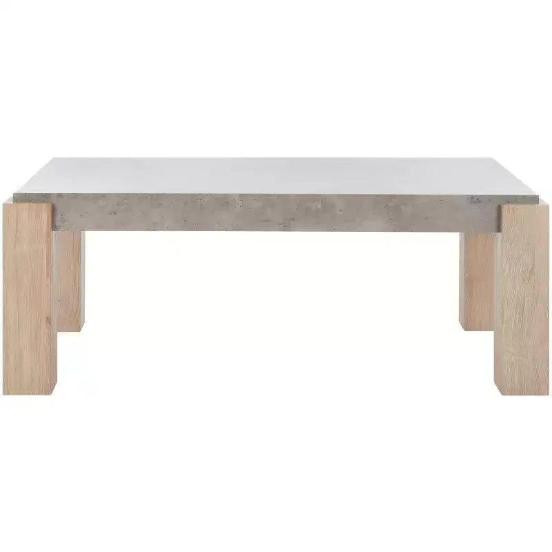 Coromio Coffee Table - COF7014A - Light Grey/Natural - Safavieh