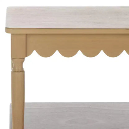 Table basse rectangulaire contemporaine avec cadre en pin et MDF, finition peinte, utilisation intérieure