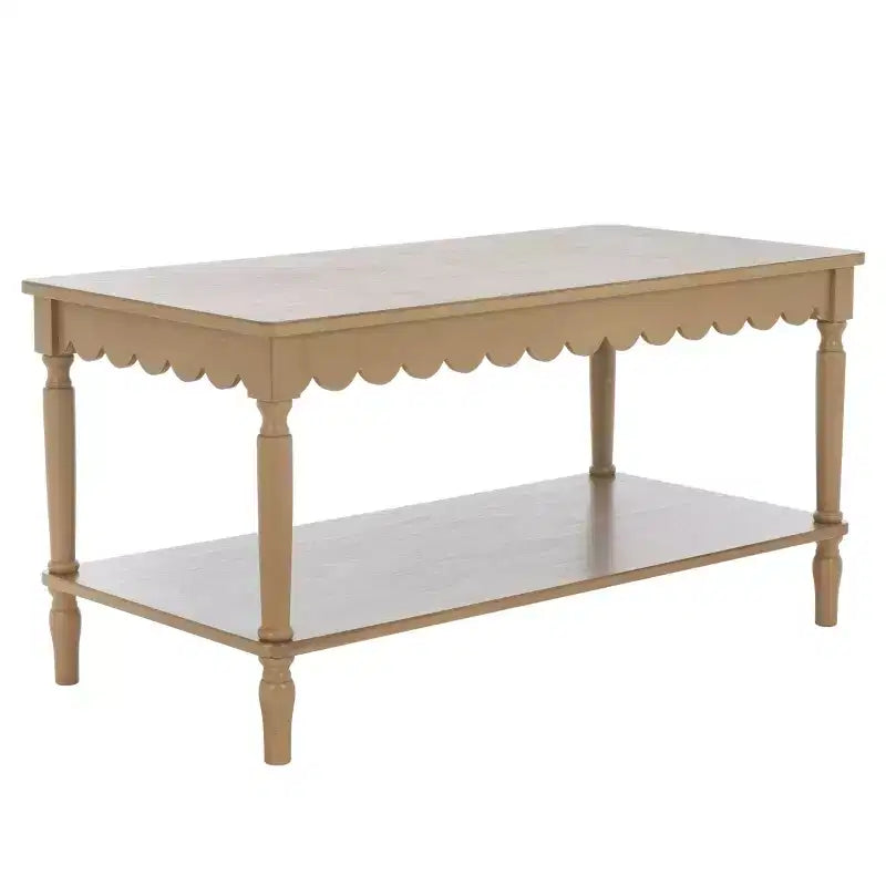 Table basse rectangulaire contemporaine avec cadre en pin et MDF, finition peinte, utilisation intérieure