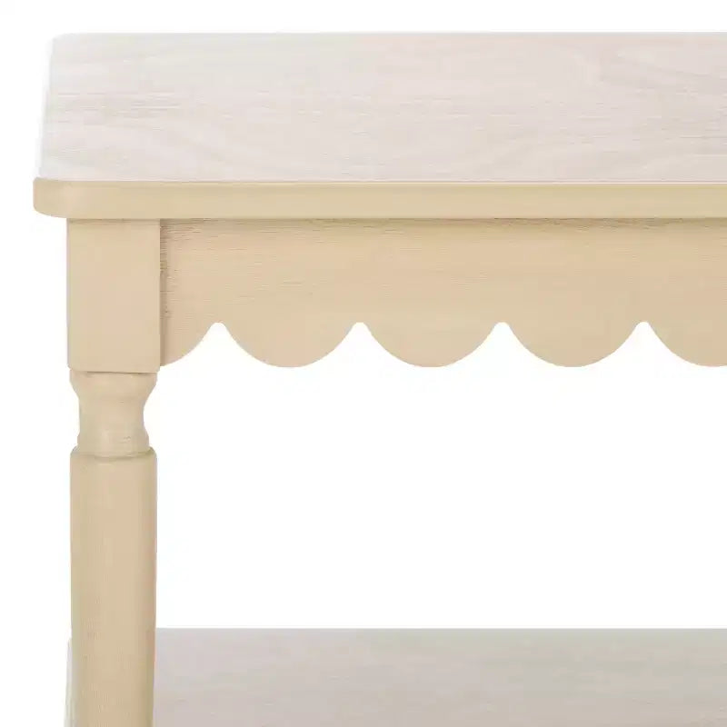 Table basse rectangulaire contemporaine avec cadre en pin et MDF, finition peinte, utilisation intérieure