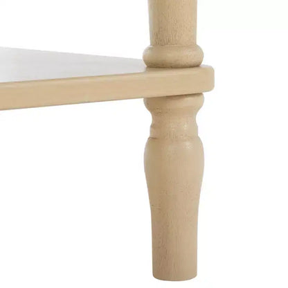 Table basse rectangulaire contemporaine avec cadre en pin et MDF, finition peinte, utilisation intérieure