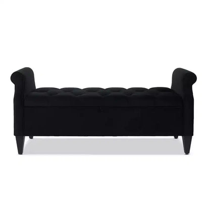 Jennifer Taylor Home Jacqueline Tufted Roll Arm Storage Bench